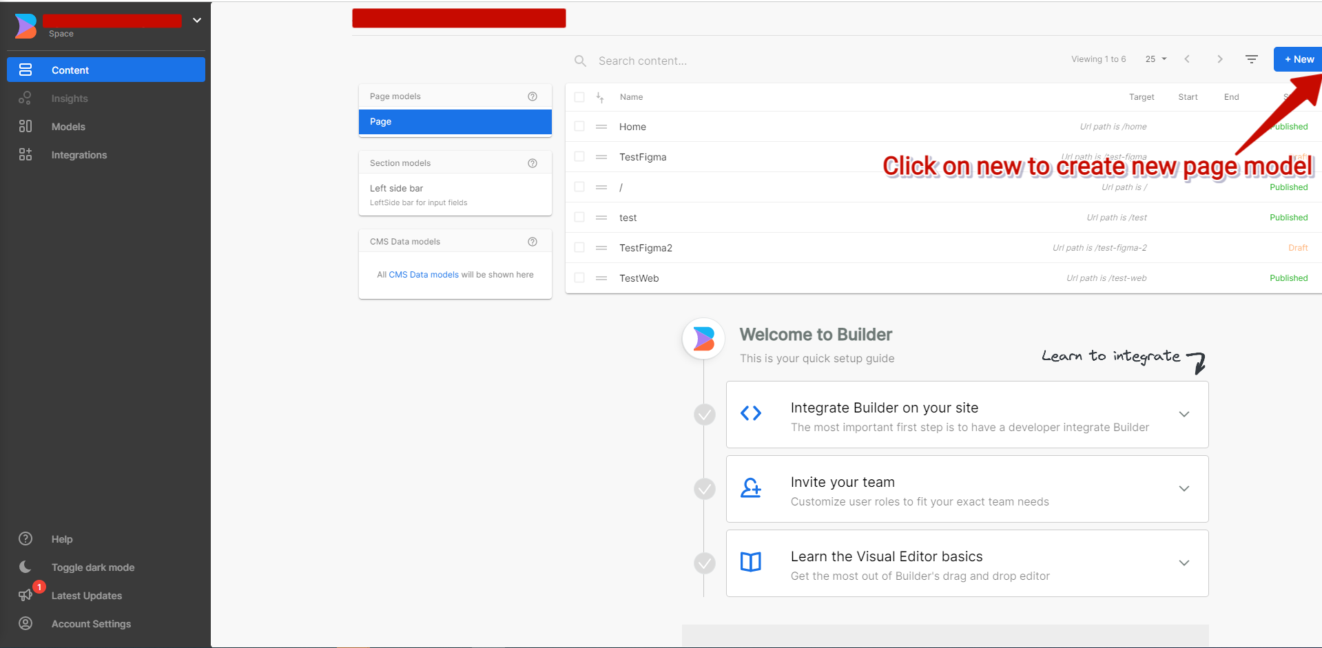 Building UI through Builder.io